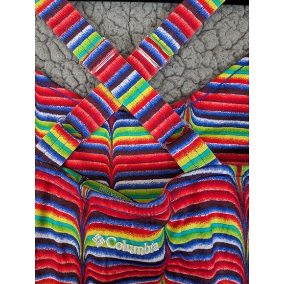 Columbia Dress Omni-Wick Rainbow Geometric Design Athletic Crossover Back Size M - Picture 7 of 12